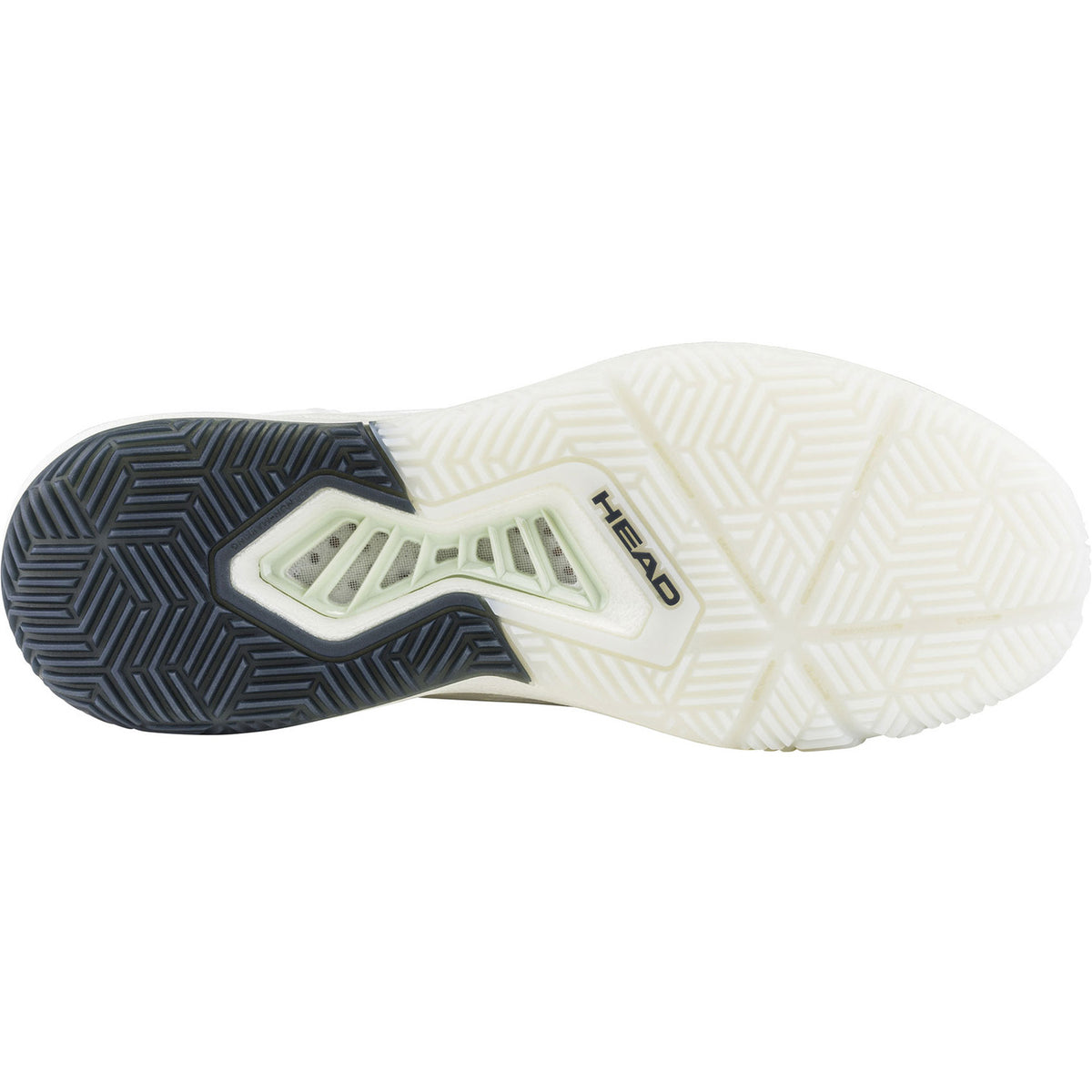Witte zool van de Head Motion Pro 1.5 met donkerblauw voorvoetdeel