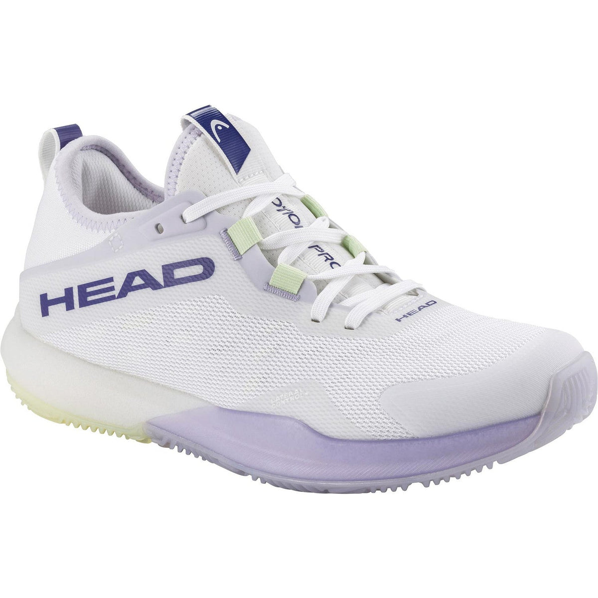 Head Motion Pro Padel Woman White/Lavender padelschoen dames - buitenzijde