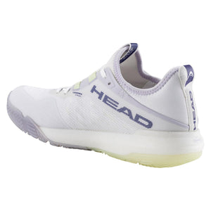 Head Motion Pro Padel Woman White/Lavender padelschoen dames - achterzijde met hiellus