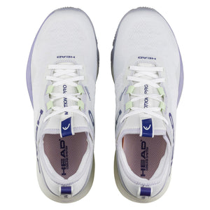 Head Motion Pro Padel Woman White/Lavender padelschoen dames - bovenaanzicht