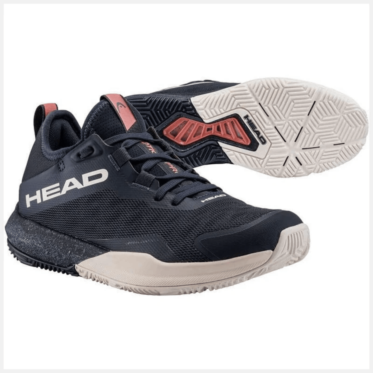 Head Motion Pro Padel Woman Blueberry/White padelschoen dames - zijaanzicht en HyBrasion+ buitenzool