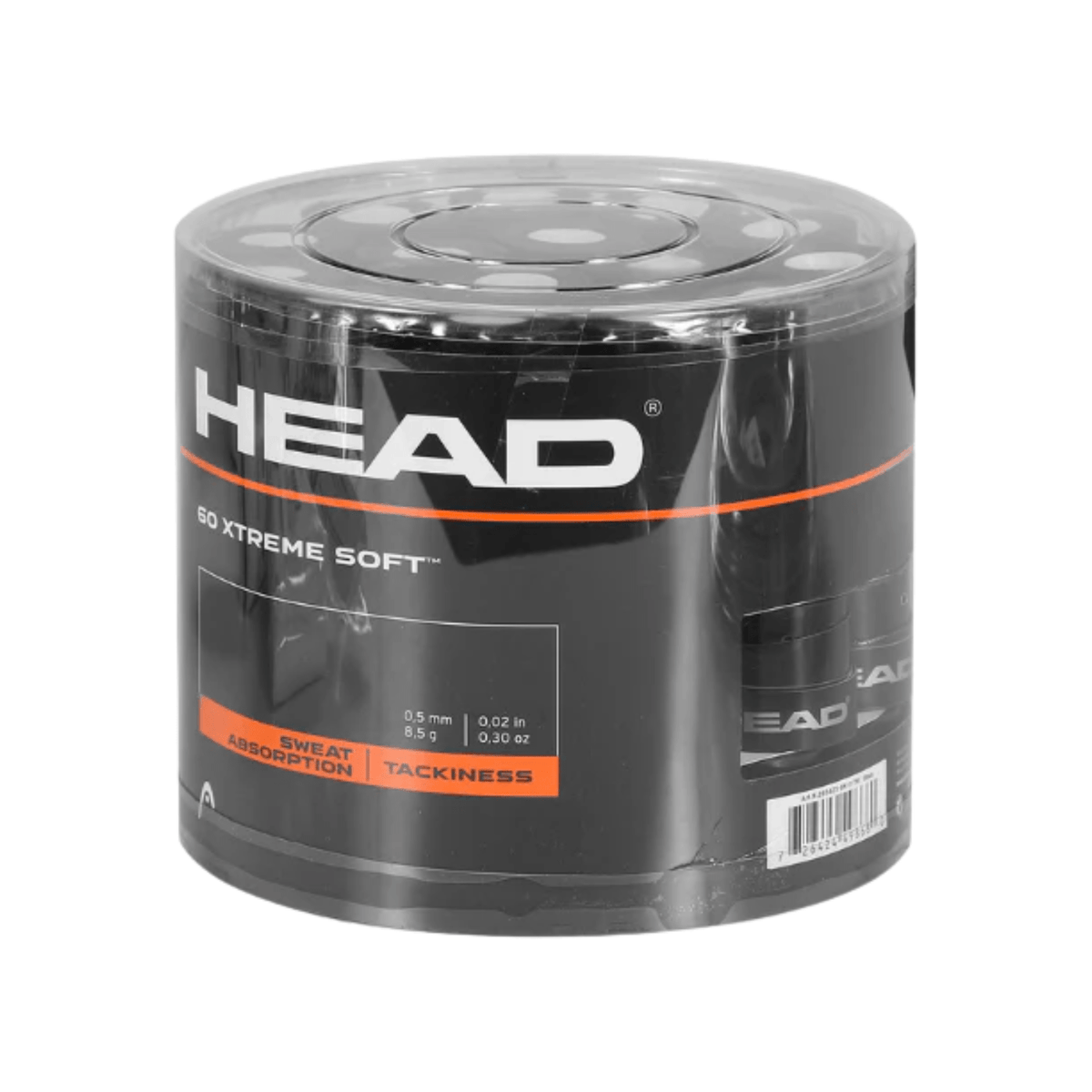 Head Overgrips Xtreme Soft 60x Black - zwarte overgrips voordeelbox