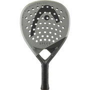 Head Speed Team 2025 padelracket in grijs met zwart Head-logo, vooraanzicht