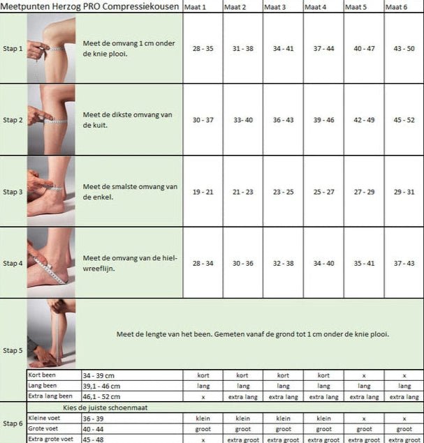 Herzog Pro Compression Tubes Extra Long Black - 