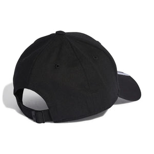 Adidas Baseball Cap 3-Stripe Black - achterzijde met verstelbare sluiting