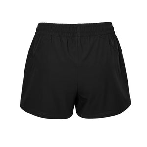 Achterzijde van de zwarte Indian Maharadja 2-in-1 Agility short