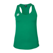 Indian Maharadja Breeze tanktop voor dames in groen, plat vooraanzicht