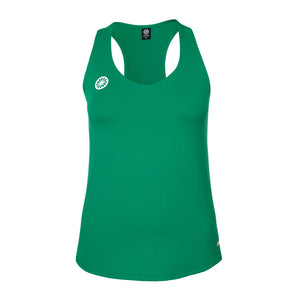 Indian Maharadja Breeze tanktop voor dames in groen, plat vooraanzicht