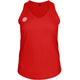 Indian Maharadja Breeze tanktop voor dames in rood, plat vooraanzicht