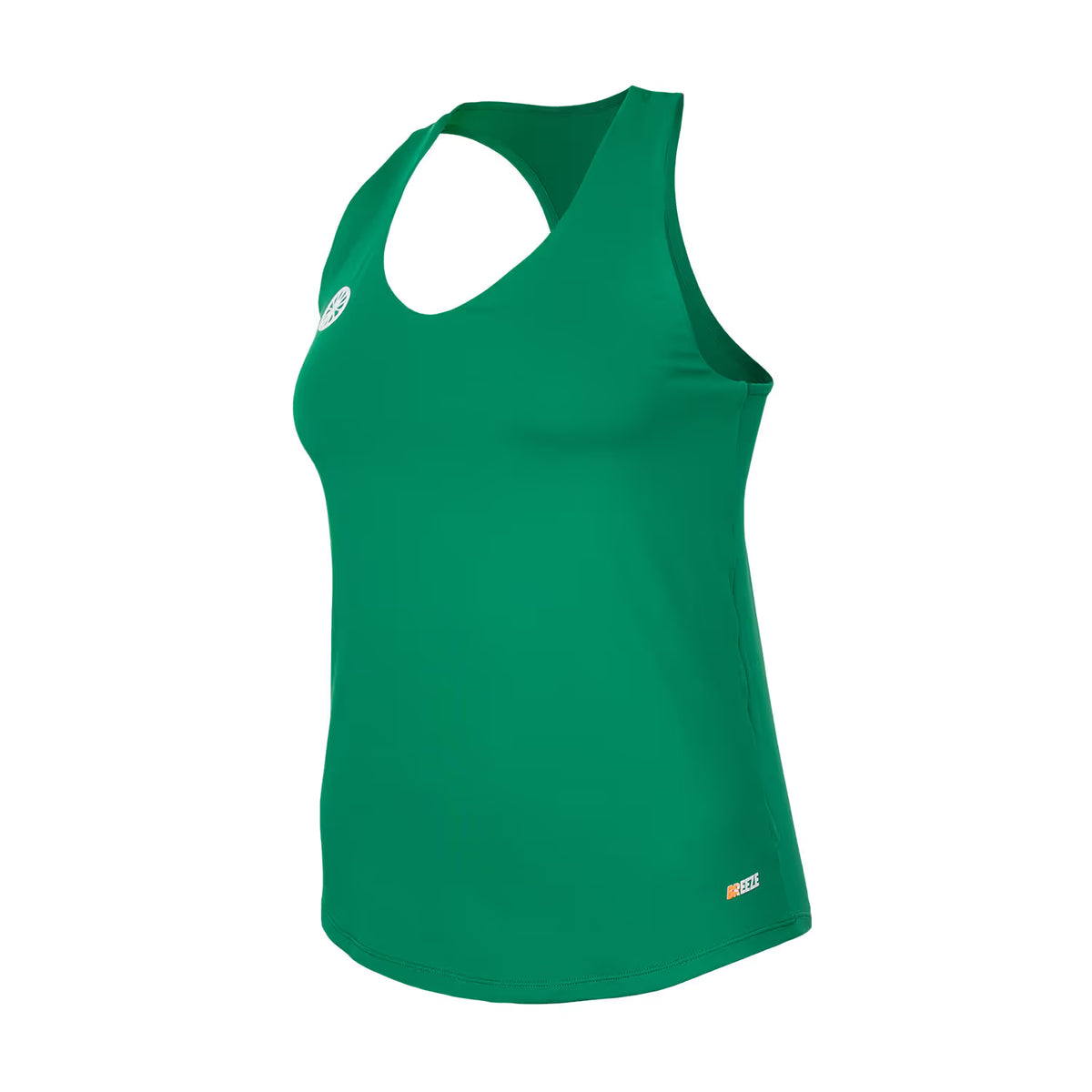 Schuin zijaanzicht van de groene Indian Maharadja Breeze tanktop