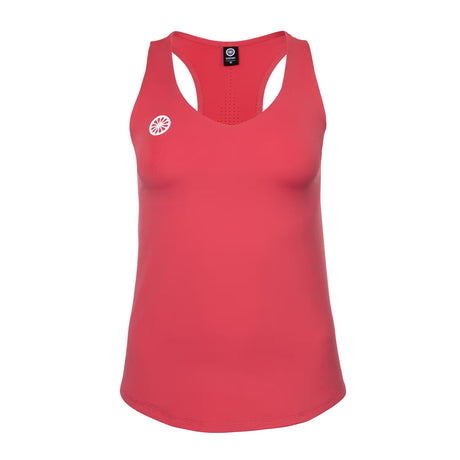 Indian Maharadja Breeze tanktop voor dames in zalmroze, plat vooraanzicht