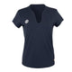 Indian Maharadja Breeze T-shirt voor dames in donkerblauw, plat vooraanzicht
