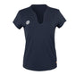 Indian Maharadja Breeze T-shirt voor dames in donkerblauw, plat vooraanzicht