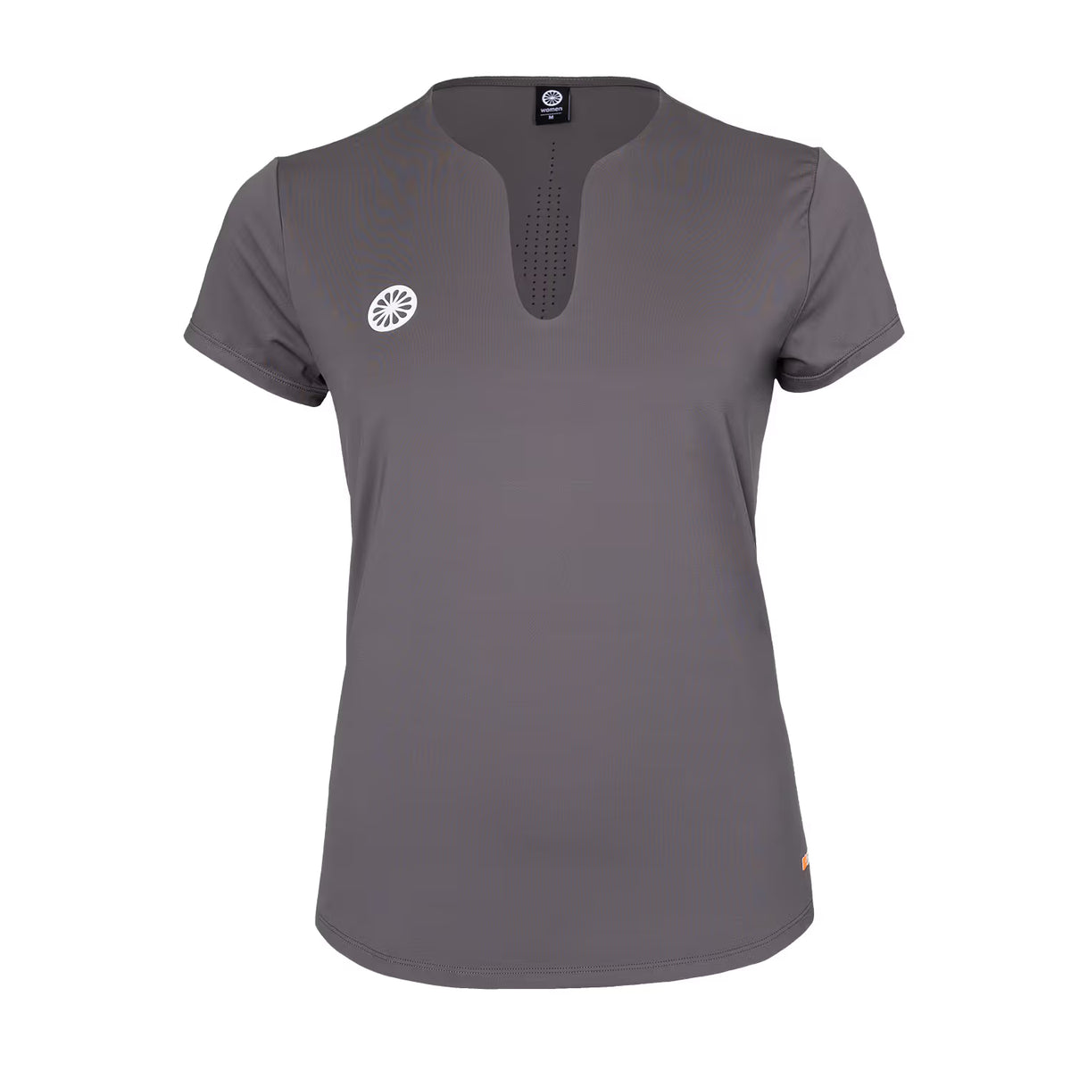 Indian Maharadja Breeze T-shirt voor dames in taupegrijs, plat vooraanzicht