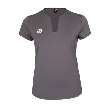 Indian Maharadja Breeze T-shirt voor dames in taupegrijs, plat vooraanzicht