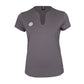 Indian Maharadja Breeze T-shirt voor dames in taupegrijs, plat vooraanzicht