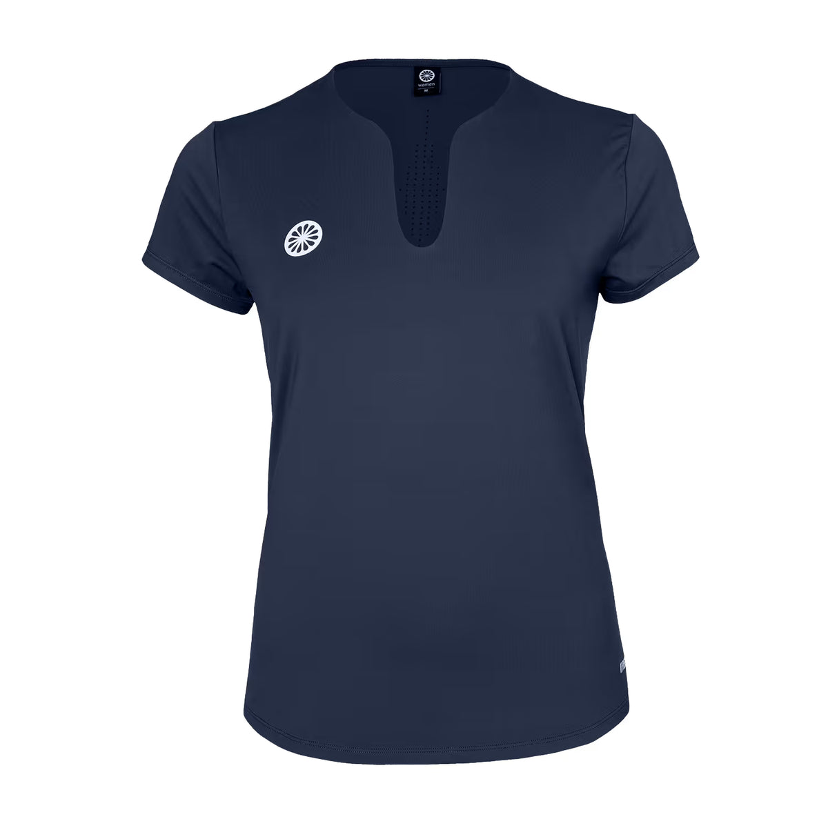 Indian Maharadja Breeze T-shirt voor dames in marineblauw, plat vooraanzicht