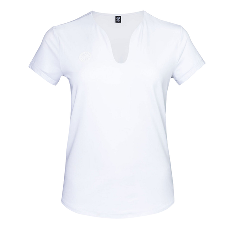 Indian Maharadja Breeze T-shirt voor dames in wit, plat vooraanzicht