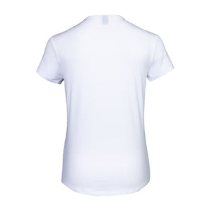 Achterzijde van het witte Indian Maharadja Breeze T-shirt, plat gelegd