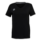 Indian Maharadja Dry Touch T-shirt voor dames in zwart met V-hals