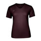 Indian Maharadja Dry Touch T-shirt voor dames in bordeaux, vooraanzicht