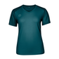 Indian Maharadja Dry Touch T-shirt voor dames in petrolblauw, vooraanzicht