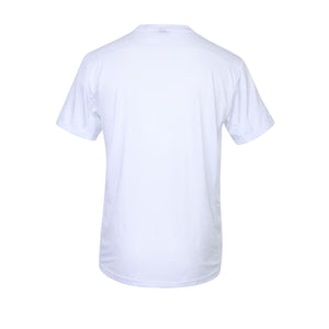 Achterzijde van het witte Indian Maharadja Dynamic T-shirt, plat gelegd