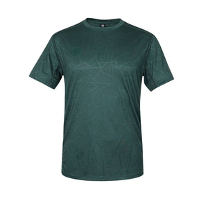 Indian Maharadja Dynamic T-shirt voor heren in donkergroen, plat vooraanzicht
