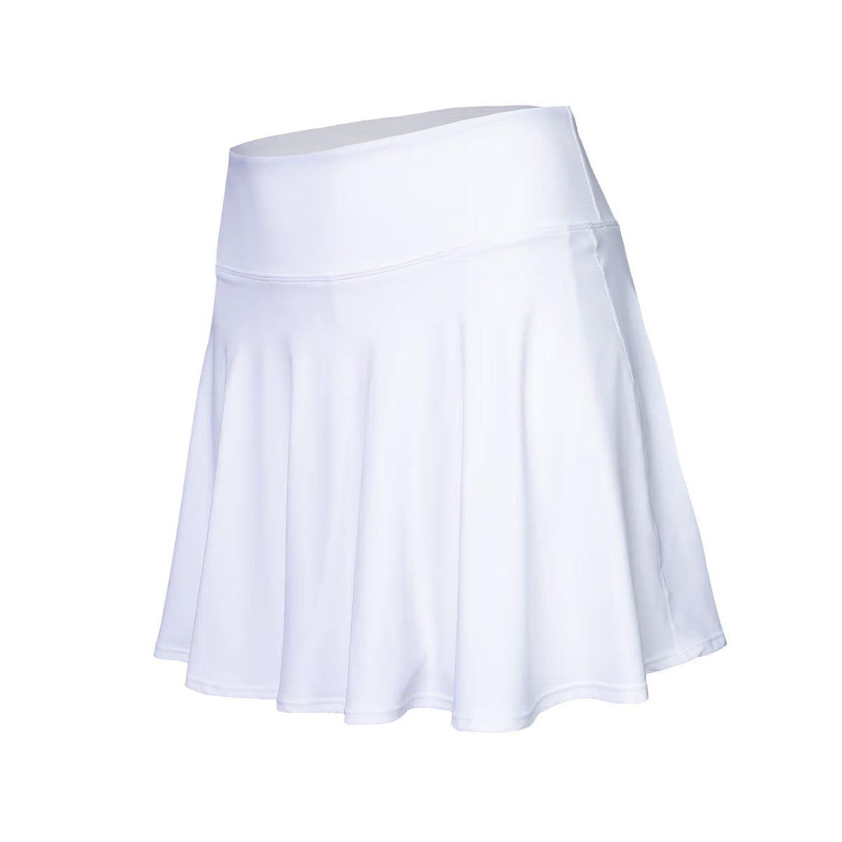 Indian Maharadja Flowing Skirt W White, sidovy med veck