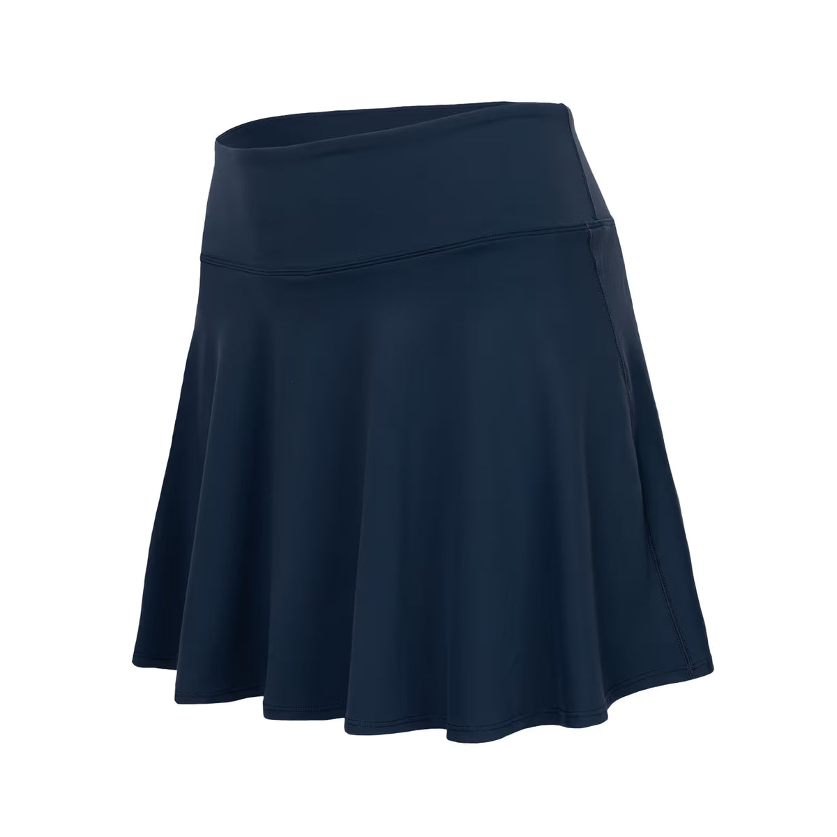 Zijaanzicht van de donkerblauwe Indian Maharadja Flowing tennisrok
