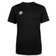 Indian Maharadja Agility T-shirt voor heren in zwart, plat vooraanzicht