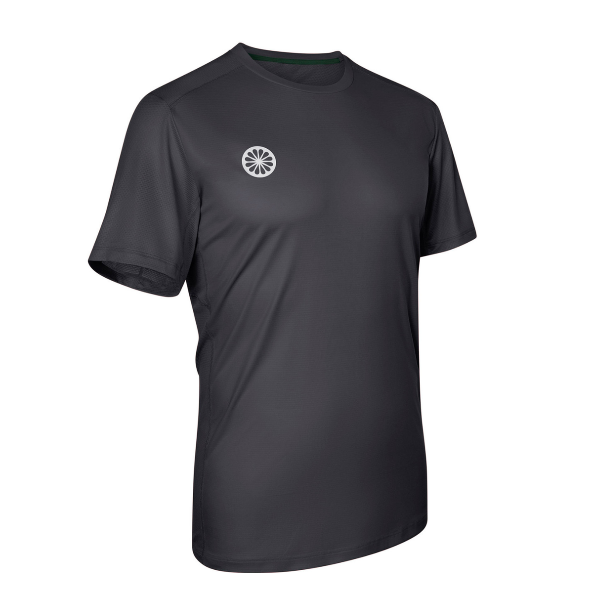Schuin zijaanzicht van het donkergrijze Indian Maharadja Agility T-shirt