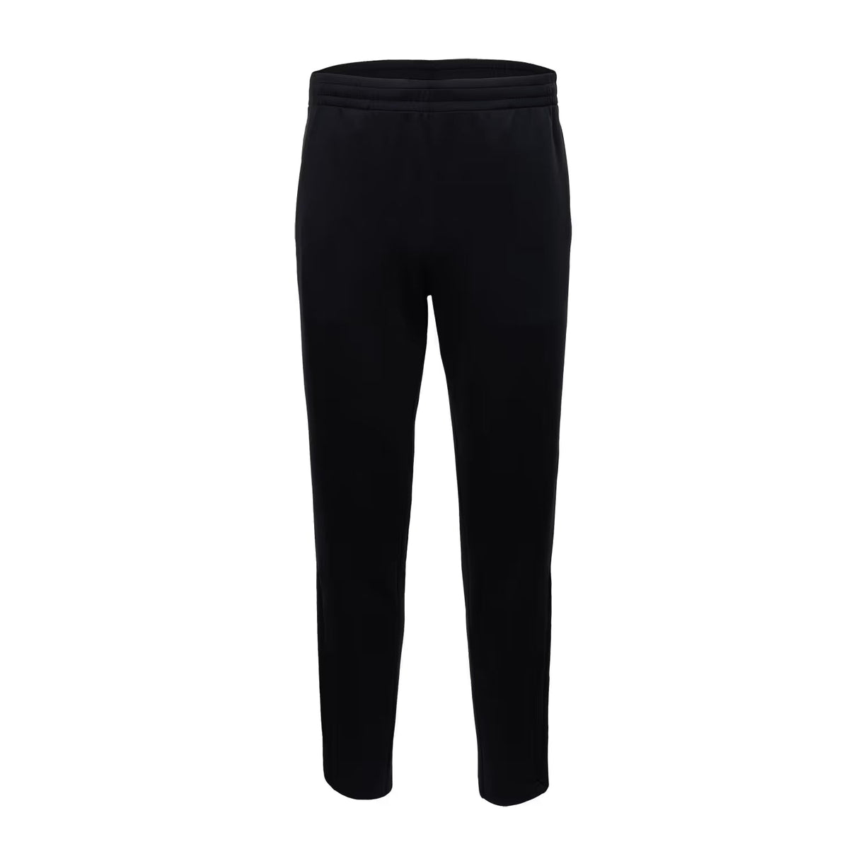 Indian Maharadja Men Track Pants Black, zwarte trainingsbroek met elastische tailleband, vooraanzicht