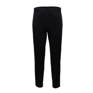 Indian Maharadja Men Track Pants Black, zwarte trainingsbroek met elastische tailleband, vooraanzicht