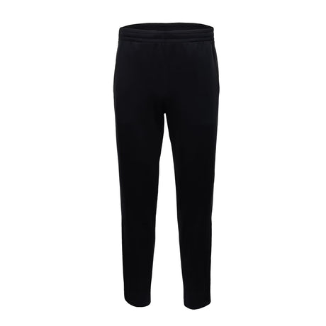 Indian Maharadja Men Track Pants Black, zwarte trainingsbroek met elastische tailleband, vooraanzicht
