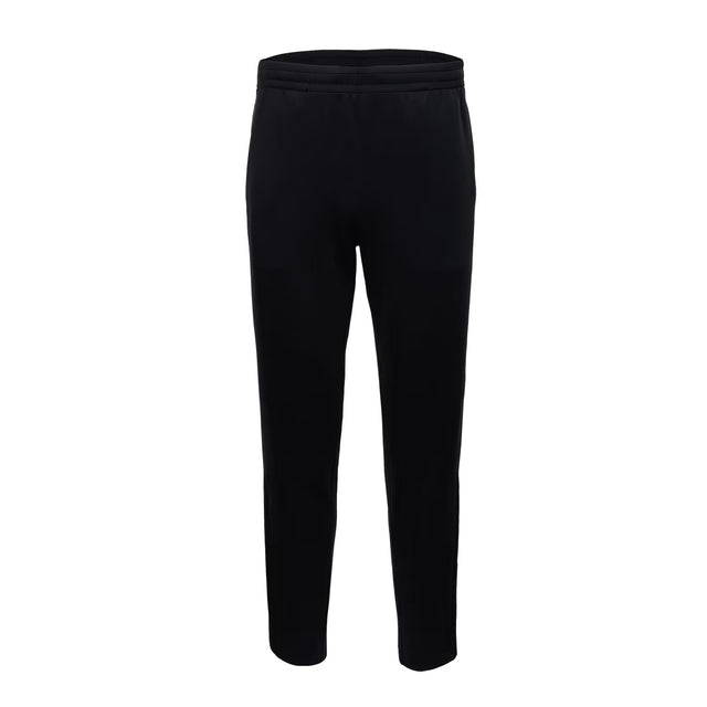 Indian Maharadja Men Track Pants Black, zwarte trainingsbroek met elastische tailleband, vooraanzicht