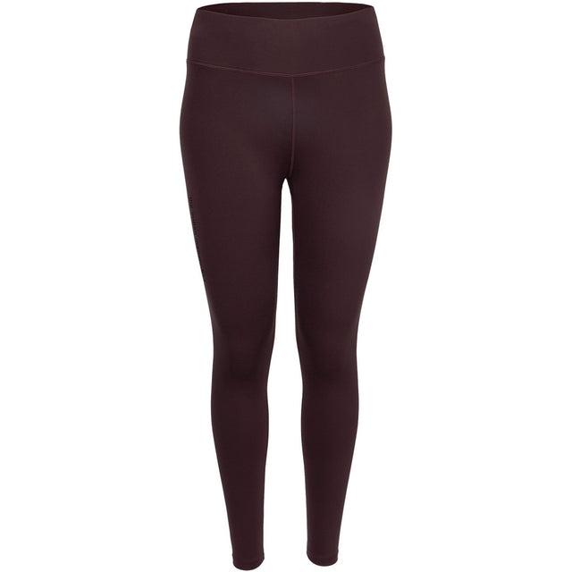 Indian Maharadja Performance Tight W Dark Berry, vooraanzicht plat gelegd