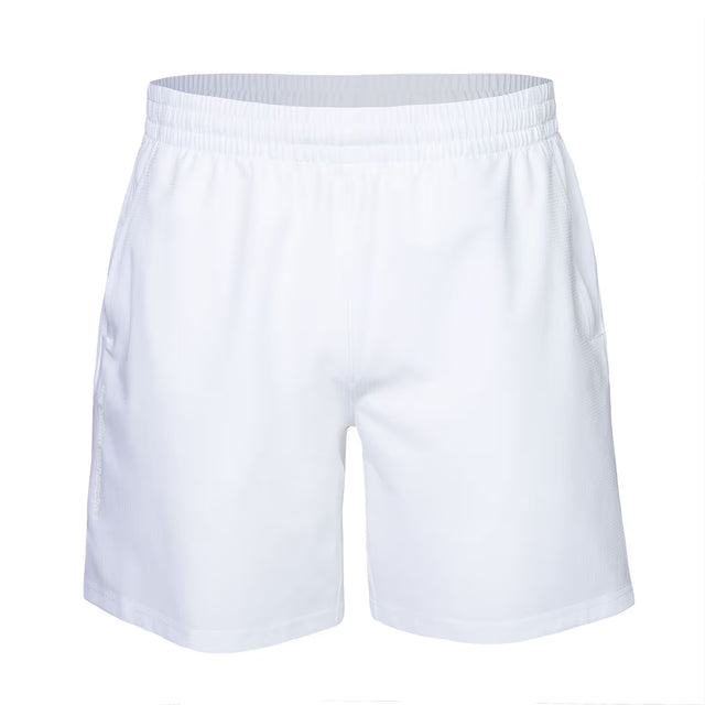 Indian Maharadja Ripstop short voor heren in wit, plat vooraanzicht