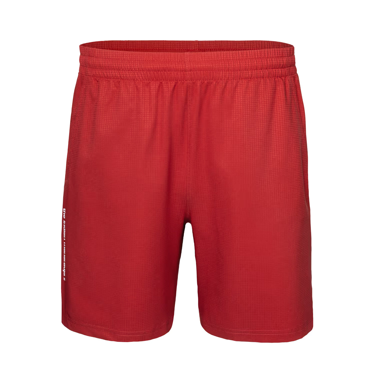 Indian Maharadja Ripstop short voor heren in rood, plat vooraanzicht