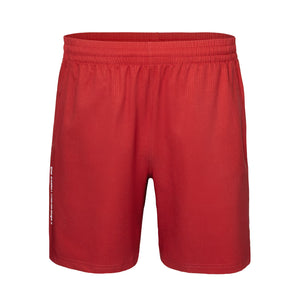 Indian Maharadja Ripstop short voor heren in rood, plat vooraanzicht