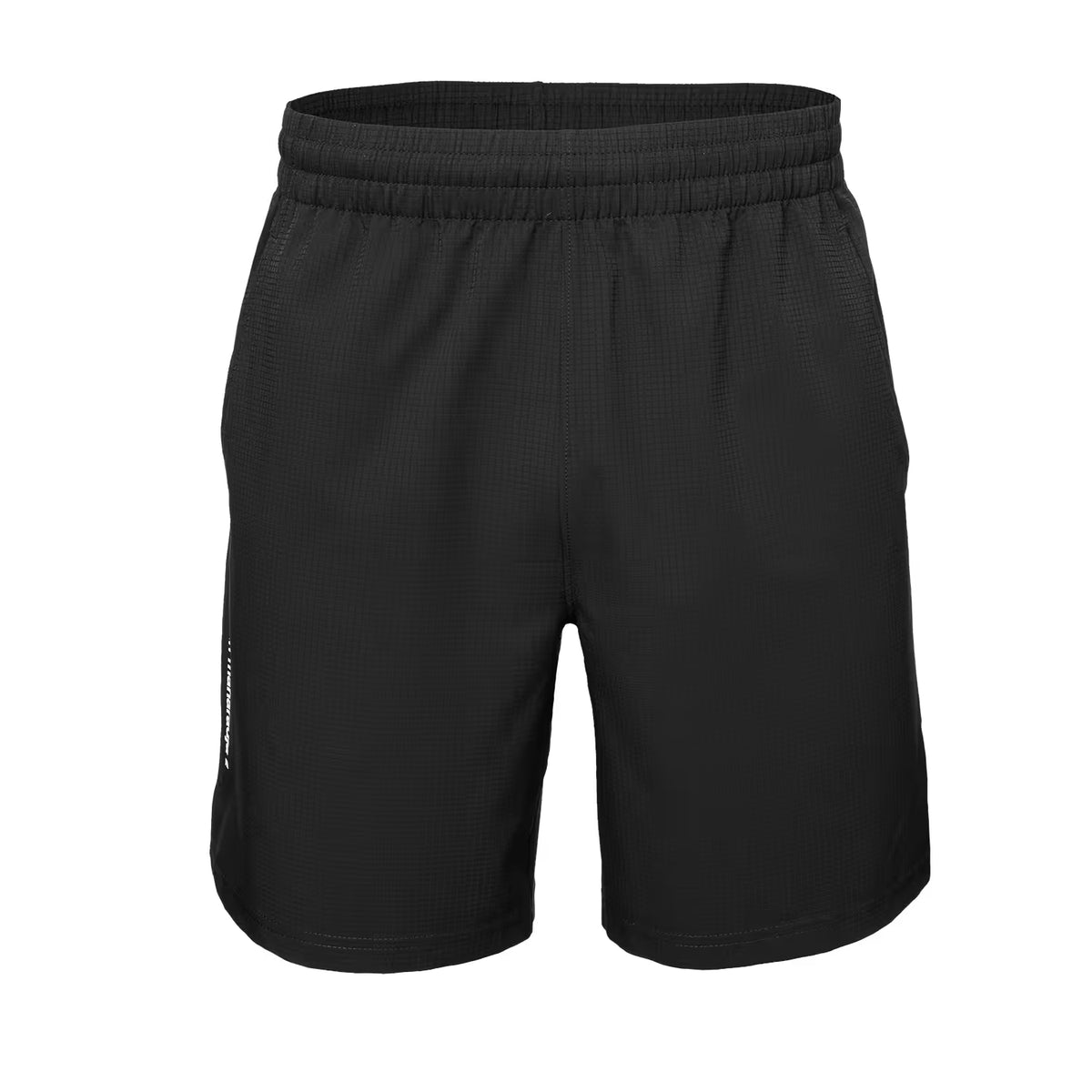 Indian Maharadja Ripstop short voor heren in zwart, plat vooraanzicht