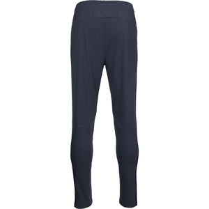 Achteraanzicht van de grijze Carbon Pro broek met elastische taille en smalle pijpen