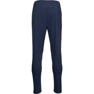 Achteraanzicht van de donkerblauwe Carbon Pro broek met elastische tailleband