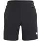 JDH Carbon Pro short voor heren in zwart, plat vooraanzicht met logo