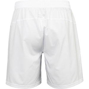 Achterzijde van de witte JDH Carbon Pro short voor heren