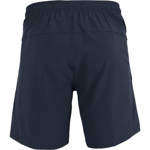 Achterzijde van de marineblauwe JDH Carbon Pro short voor heren