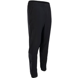 Zijaanzicht van de zwarte JDH Carbon Pro Light damesbroek met smalle enkels