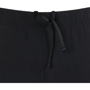 Detail van de zwarte tailleband met trekkoord van de JDH Carbon Pro Light damesbroek