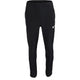 Vooraanzicht van de zwarte JDH Carbon Pro Light damesbroek met wit logo op de dij