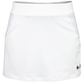 Vooraanzicht van de witte JDH Carbon Pro damesrok met brede tailleband en logo